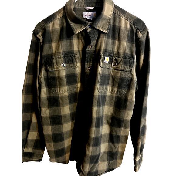 Carhartt Men's size Med, Heavy wieght Fannell Original Fit shirt - Picture 1 of 5